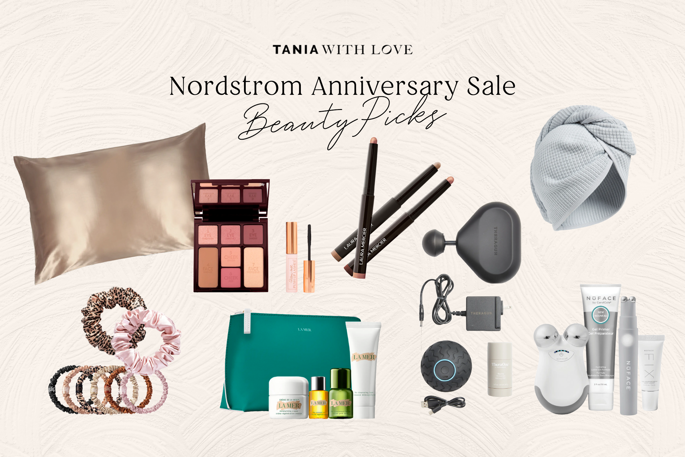 collage of beauty picks nordstrom sale gift ideas