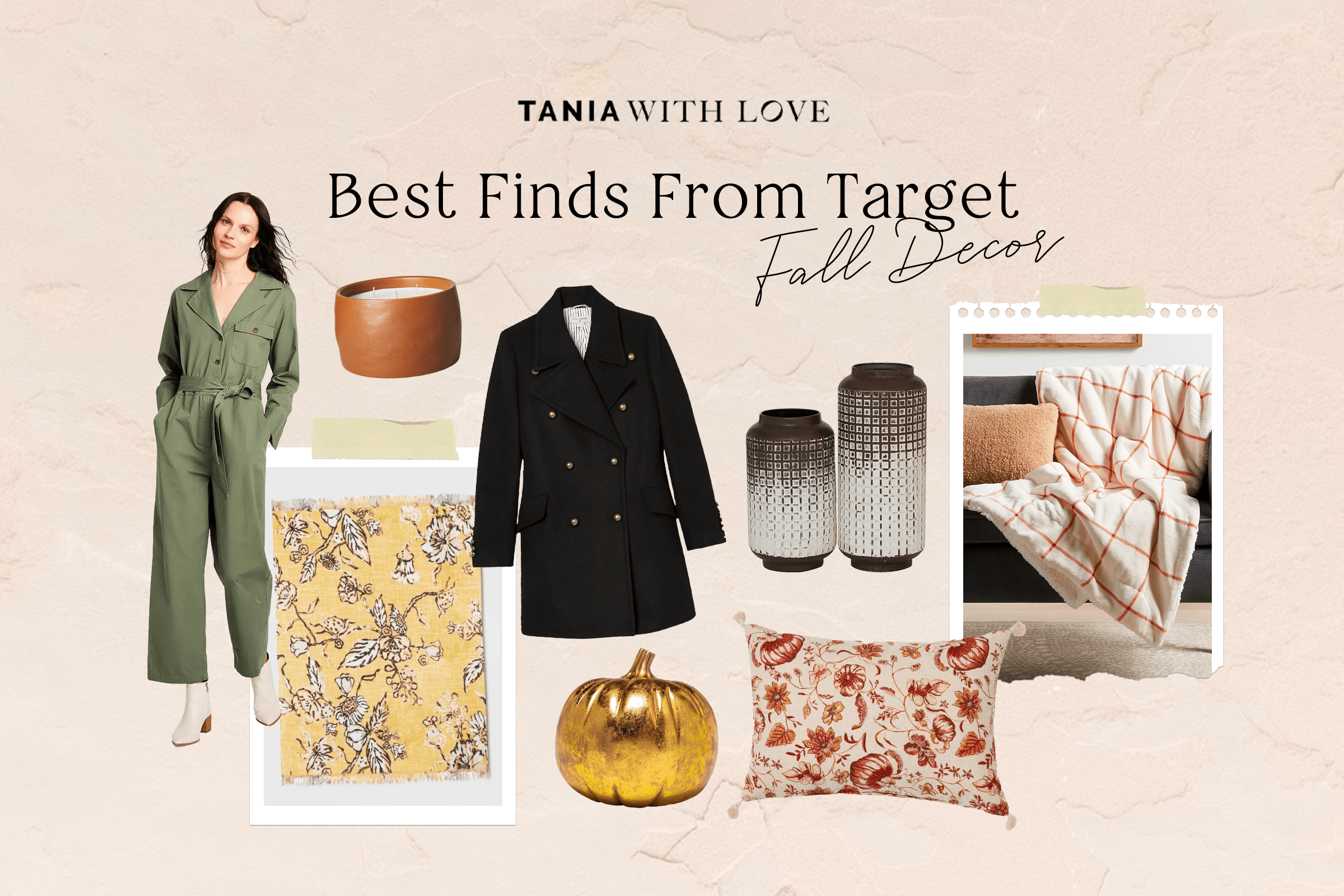 best Target finds for fall collage of products