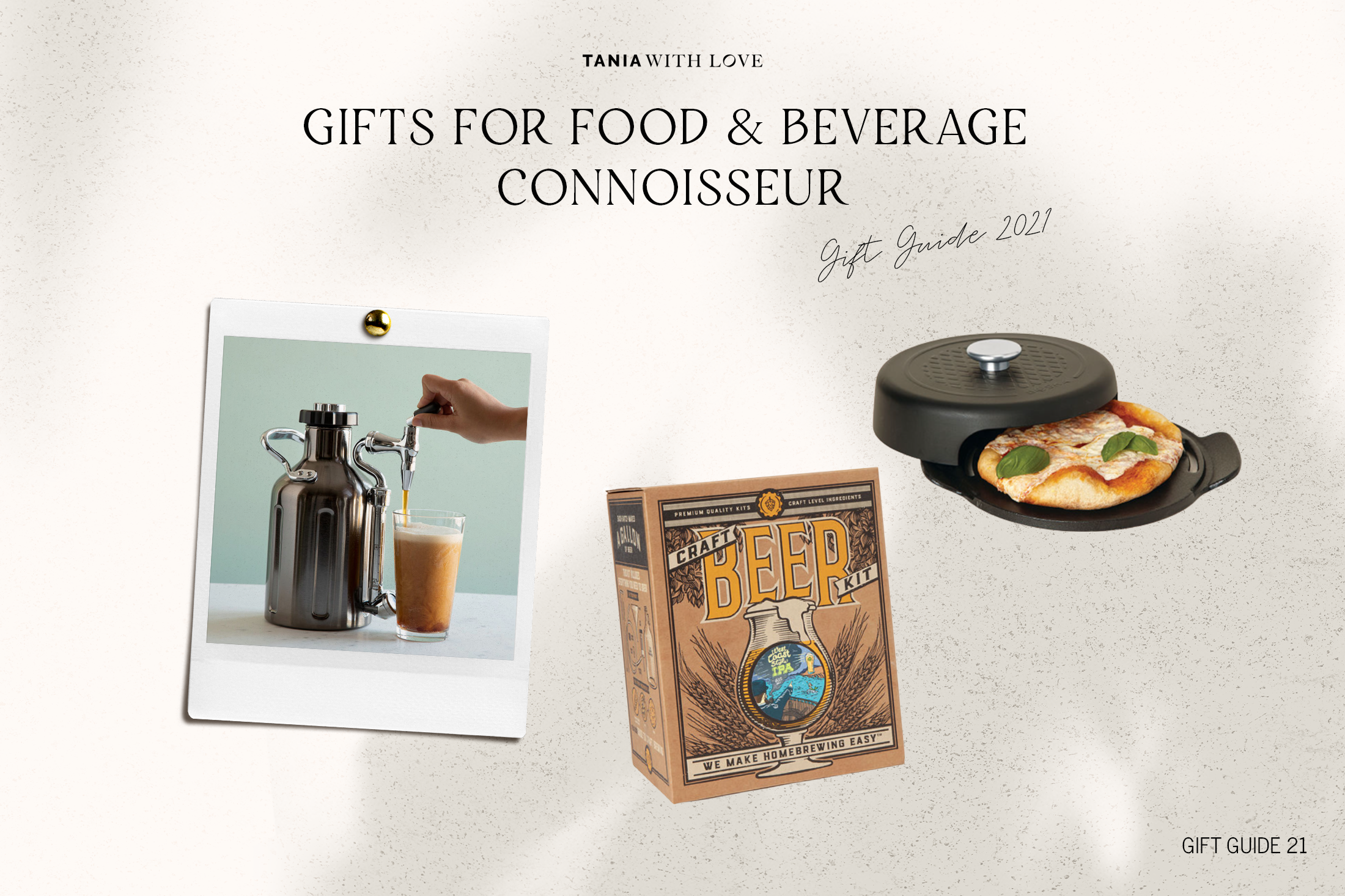 holiday gifts for men who love beer, grilling and coffee.