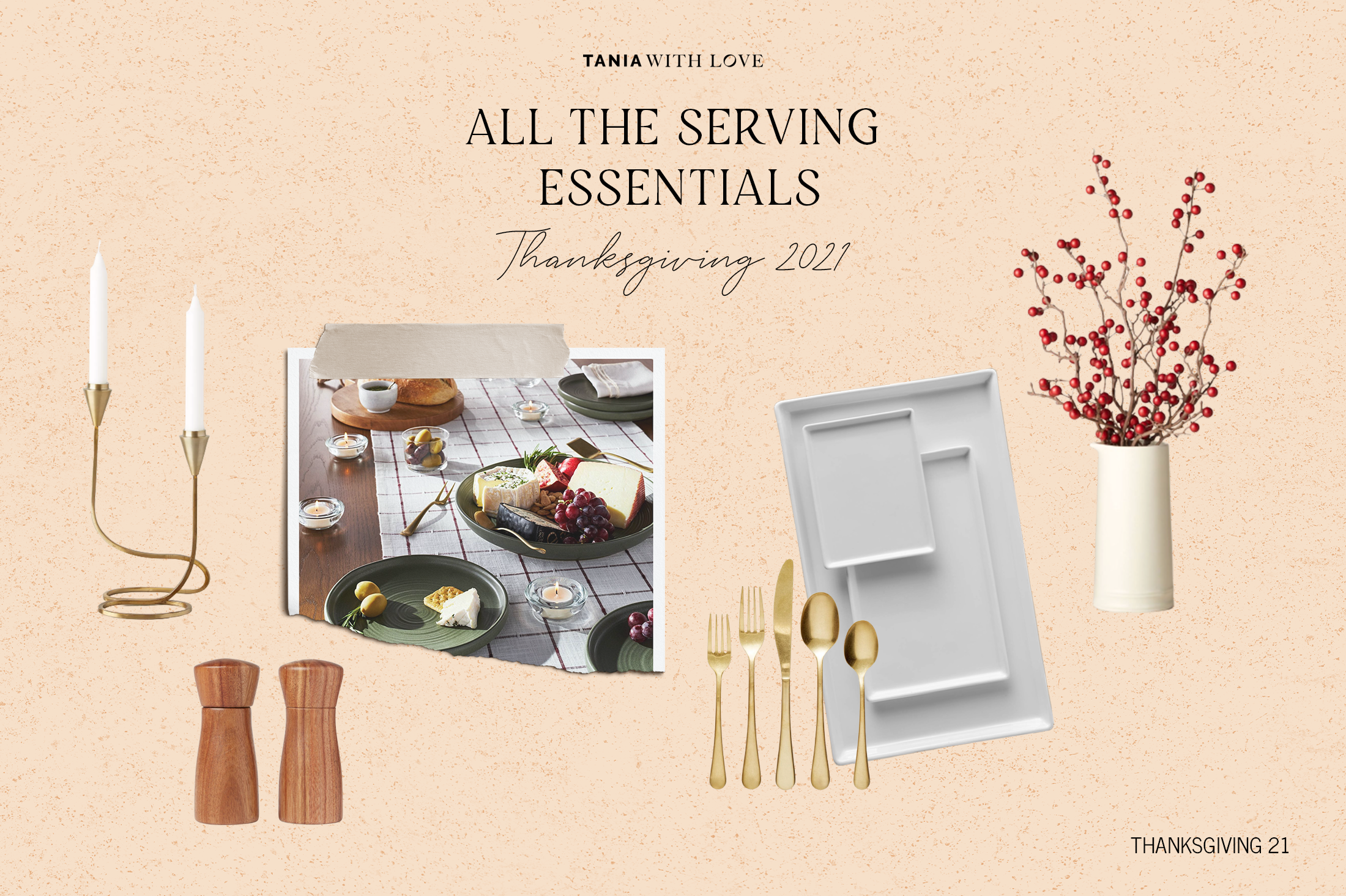 Last Minute Essentials for a Stylish Thanksgiving Table