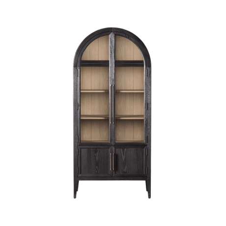 Arhaus Curved cabinet with Glass doors