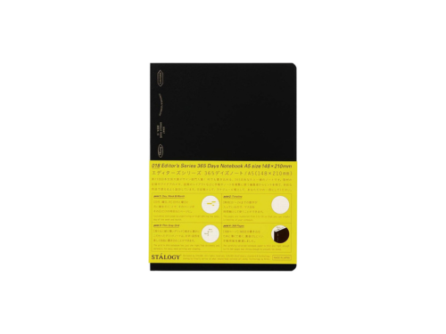 Stalogy A5 Black soft cover notebook
