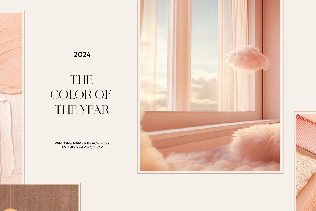 peach fuzz 2024 color of the year