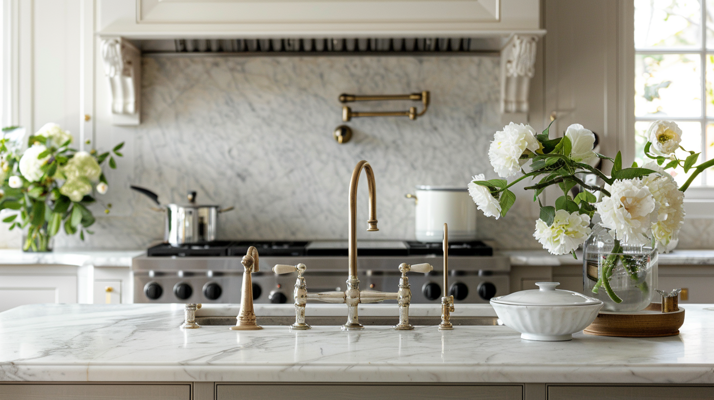 The Marble Countertop | Kitchen Countertop Finishes