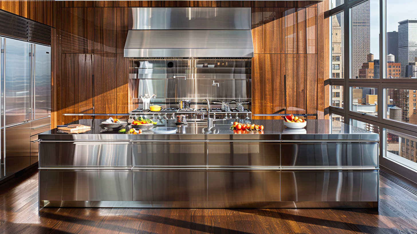 The Stainless Steel Countertops